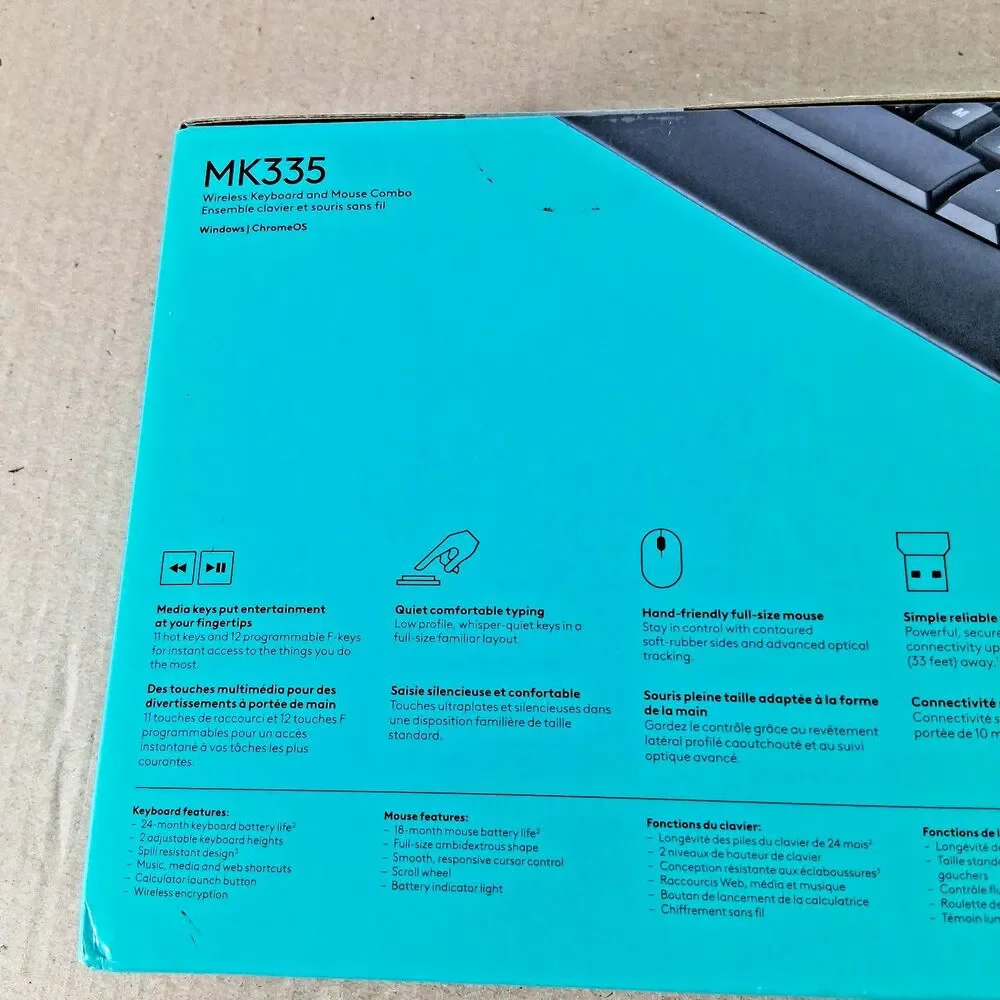 Logitech MK335 Wireless Keyboard & Mouse Combo